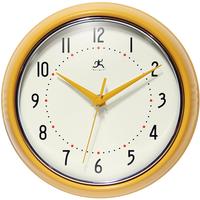 Retro Round Wall Clock Saffron