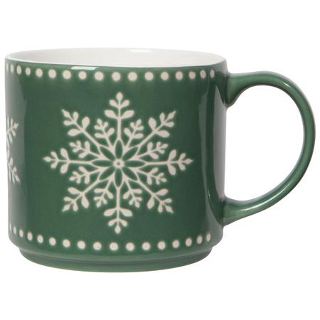 Good Tidings Snowflake Mug