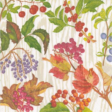 Paper Lunch Napkins Berry Botanical