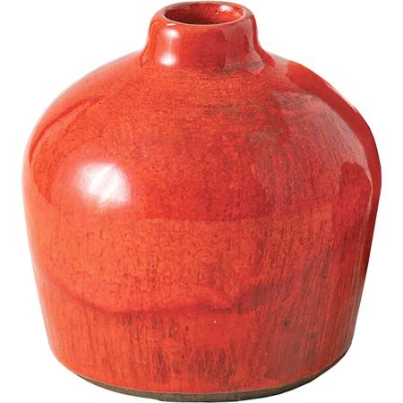 Gloss Red Bud Vase Medium