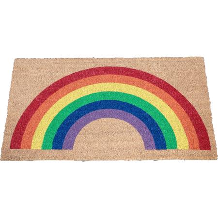 Rainbow Coir Doormat