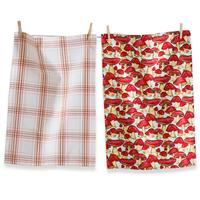 Mushroom KItchen Towels Set/2