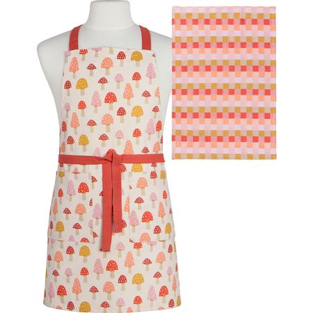 Mushrooms Apron & Kitchen Towel Set