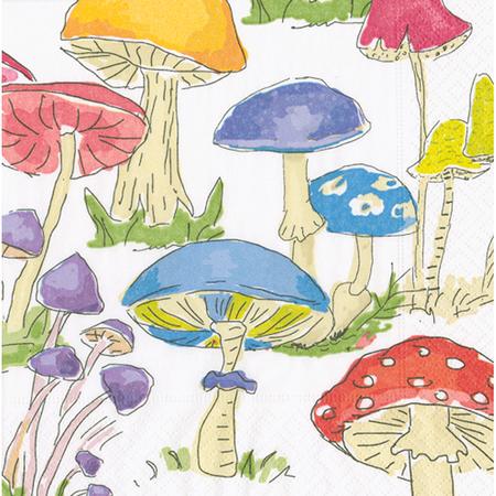 Paper Lunch Napkins Woodland Mushrooms