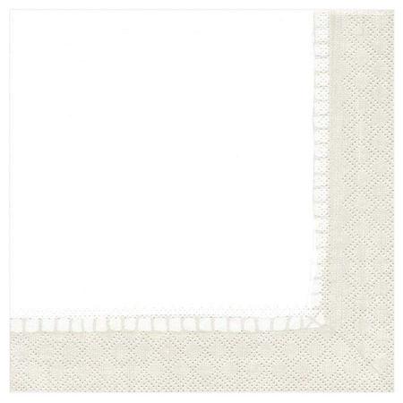 Paper Beverage Napkins Linen Natural