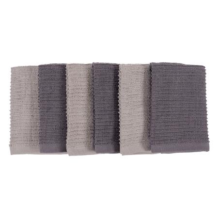 Bar Mop Dishcloth Set/6 Grey