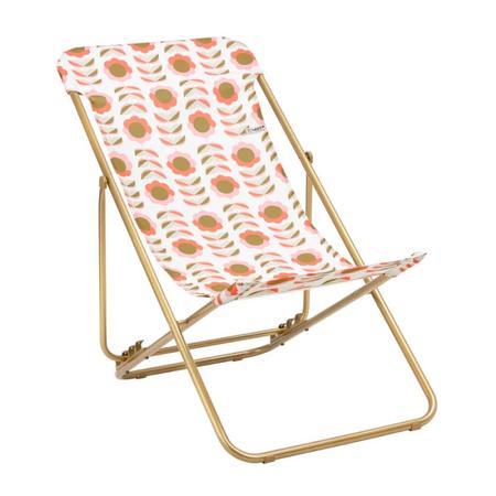 Lafuma Maxi Transat Folding Sling Chair Retro