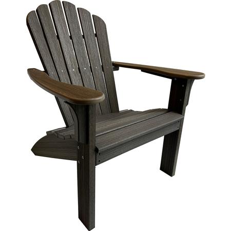 Harbor View Adirondack Chair Heathered Smoke