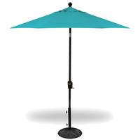 Patio Umbrella 7.5' Dia. Push-Button Tilt Aqua