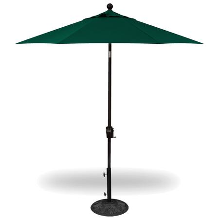 Patio Umbrella 7.5' Dia. Push-Button Tilt Forest