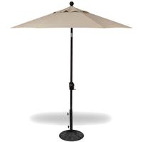 Patio Umbrella 7.5' Dia. Push-Button Tilt Khaki
