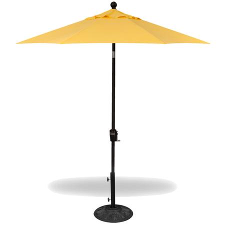 Patio Umbrella 7.5' Dia. Push-Button Tilt Lemon