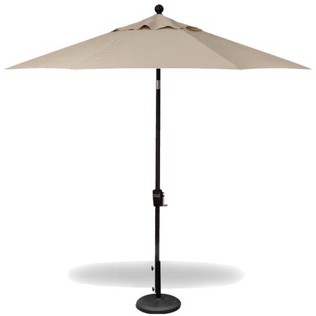 Patio Umbrella 9' Dia. Push-Button Tilt Khaki