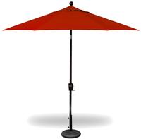 Patio Umbrella 9' Dia. Push-Button Tilt Red