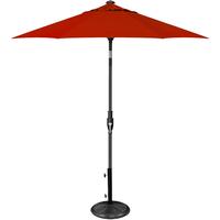 7.5' Glide-Tilt Patio Umbrella Red