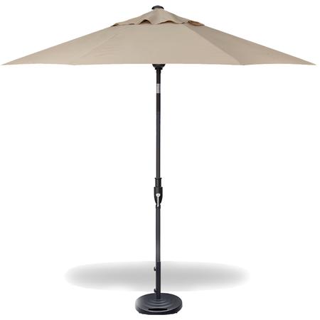 Patio Umbrella 9' Dia. Glide-Tilt Khaki