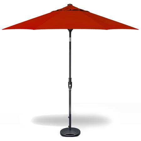 Patio Umbrella 9' Dia. Glide-Tilt Red