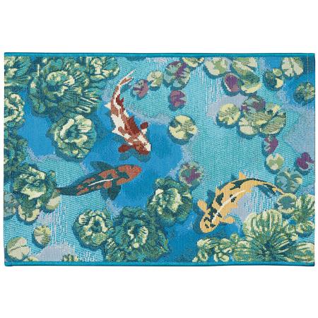 Esencia Indoor/Outdoor Mat Koi Pond