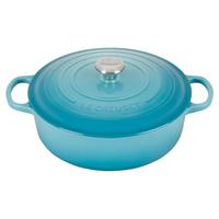 Le Creuset 6.75-qt. Wide Round Oven Caribbean