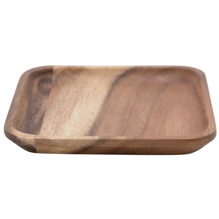 Square Wood Plate