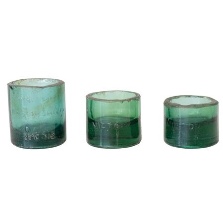 Found Soda Bottle Votive Candle Holders