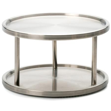 Stainless-Steel Turntable 2-Tier