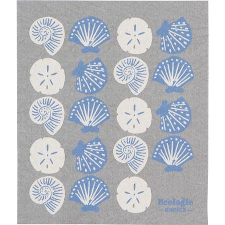 Swedish Dishcloth Seaside Shells