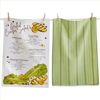 Grilled Caesar Salad Kitchen Towels Set/2