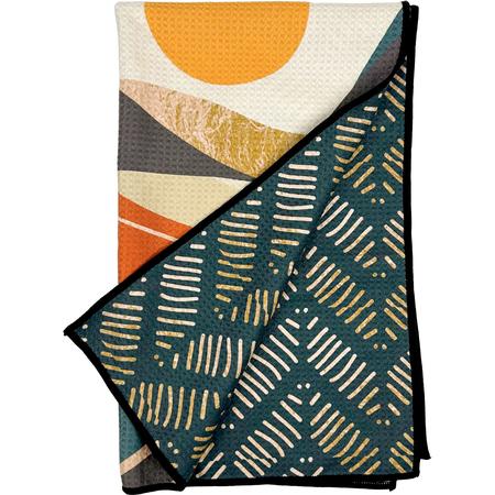 Dual-Sided Microfiber Kitchen Towel