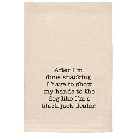 Blackjack Dealer Kitchen Towel