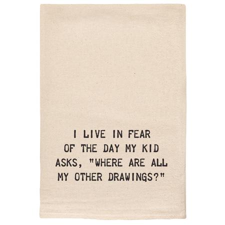 Live In  Fear Kitchen Towel