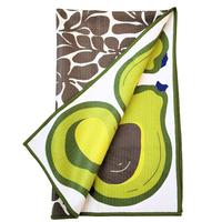 Dual-Sided Microfiber Kitchen Towel Avocados