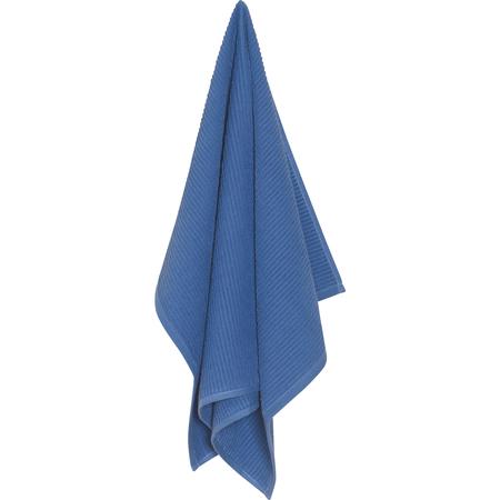 Ripple Kitchen Towel Royal Blue