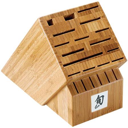 Shun Bamboo 22-Slot Knife Block