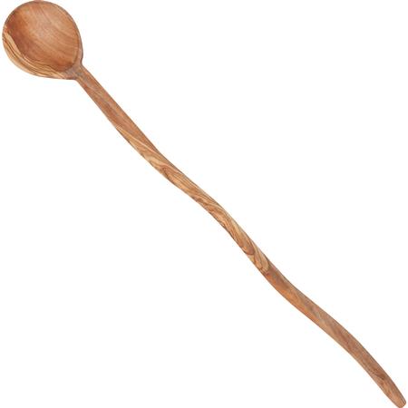 Olive Wood Wavy Spoon Large