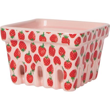 Berry Sweet Ceramic Berry Basket