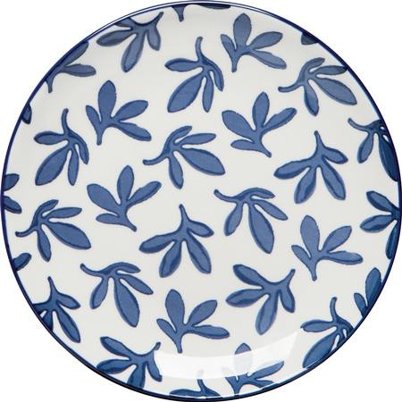 Blue Floral Appetizer Plate