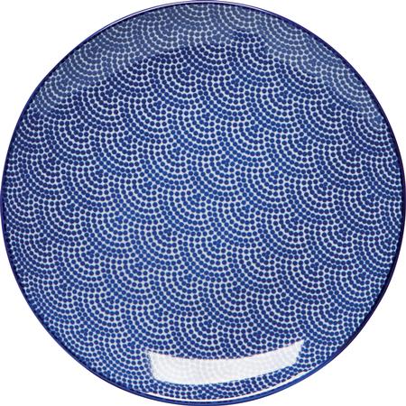 Blue Waves Appetizer Plate