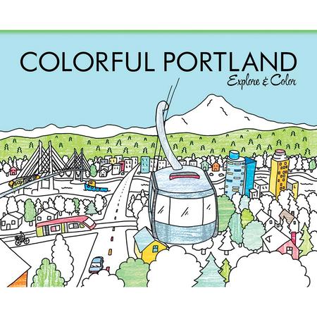 Colorful Portland Coloring Book