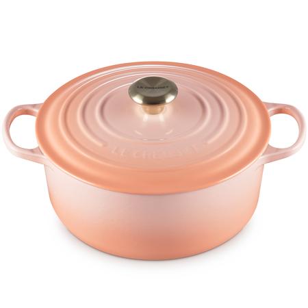 Le Creuset 5.5-qt. Round Oven Peach