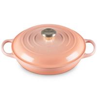 Le Creuset 3.5-qt. Braiser Peach