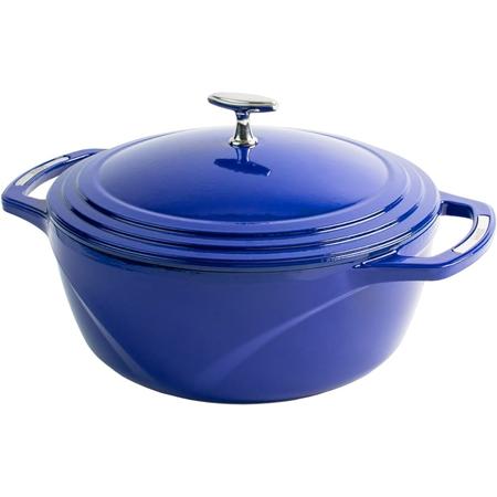 Lodge USA Enamel 4.5-qt. Dutch Oven Blue