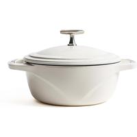 Lodge USA Enamel 3-qt. Dutch Oven White