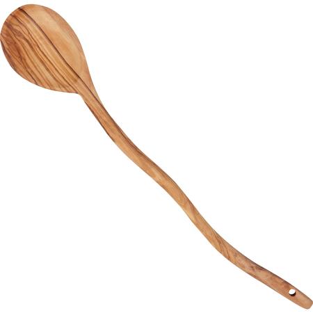 Olive Wood Wavy Spoon Small