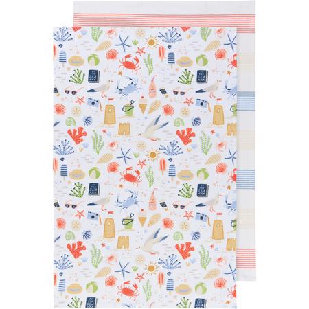 Seaside Kitchen Towels Set/2