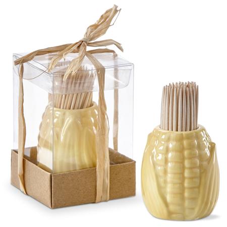 Corncob Toothpick Holder