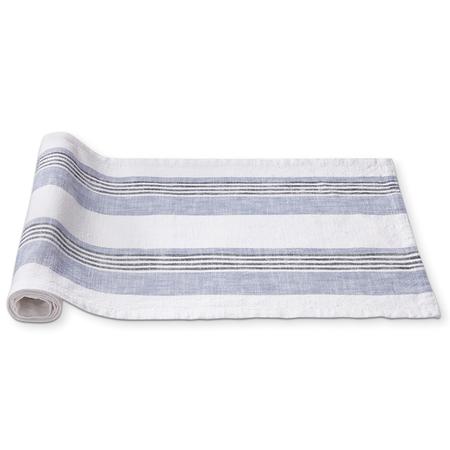 Water Woven-Stripe Table Runner