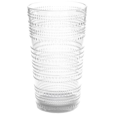 Acrylic Beaded Tumbler Clear