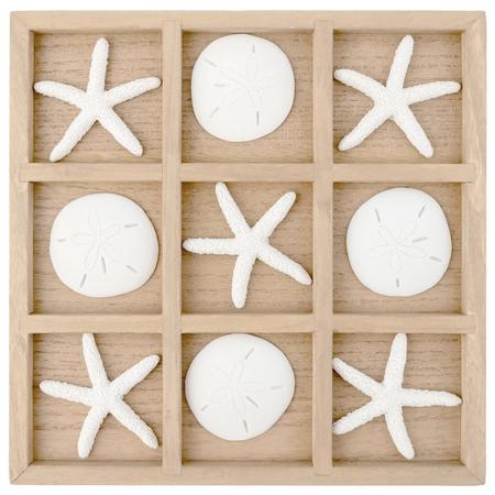 Beach Shell Tic Tac Toe Wall Art