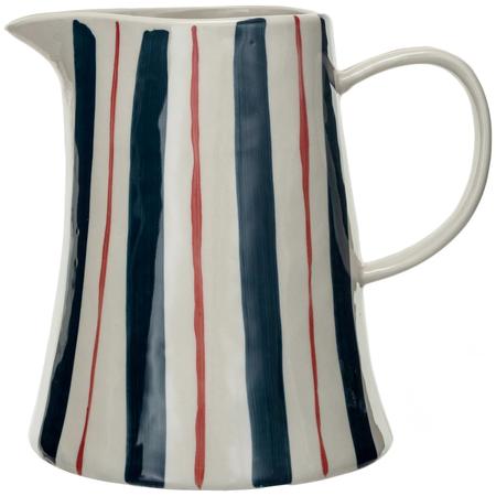 Hand-Painted Pitcher